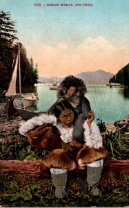 Eskimo Woman and Child