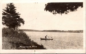 Real Photo Postcard Boaters on Moose Lake, Minnesota~259