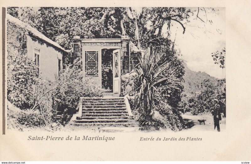 Saint-Pierre de la MARTINIQUE , 00-10s ; Entree du Jardin des plants