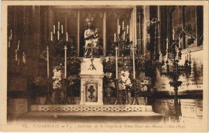 CPA Fougeres Interieur de la Chapelle de N.-D. Des Marais (1237537)