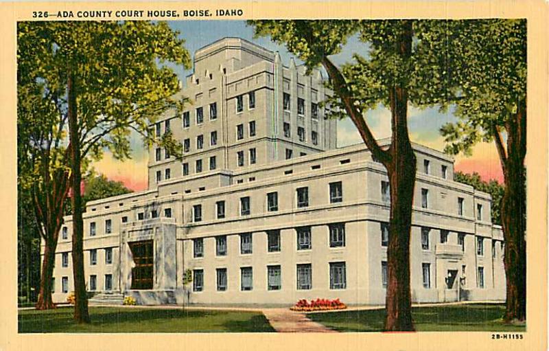 Ada County Court House, Boise, Idaho, ID, Linen