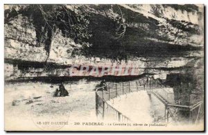 Padirac Old Postcard The cornice