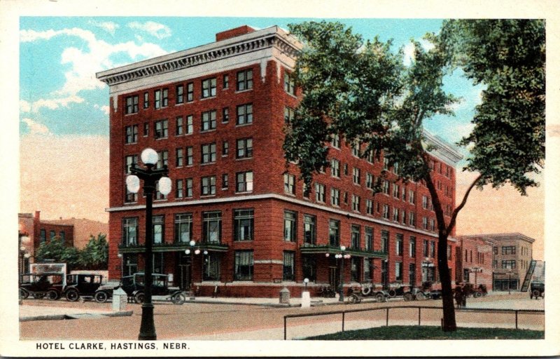 Nebraska Hastings Hotel Clarke Curteich