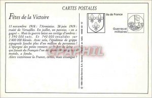 The Modern Postcard Fetes Victory in Paris July 13, 1919 On the City Hall mar...