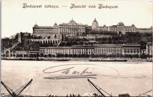 Hungary Budapest Latkepe Vintage Postcard C100