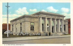 H62/ Kinston North Carolina Postcard c1930s U.S. Post Office Building 4