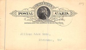 Florida phosphate company Hernando, Florida, USA Postal Cards, Late 1800's 1894 