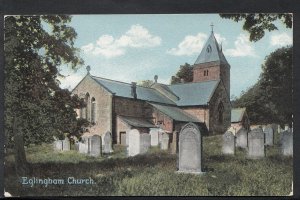 Northumberland Postcard - Eglingham Church   RT1850