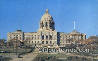 St Paul, Minnesota, MN State Capital USA 1960 postal used 1960