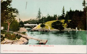 The Gorge Victoria BC c1917 Edward Mitchell Postcard G48