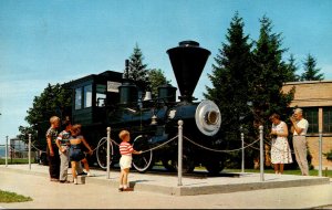 Michigan Traverse City Old Logging Locomotive At Clinch Park 1963