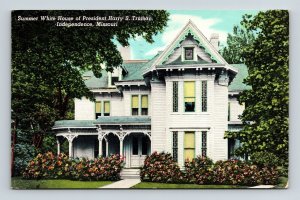 Summer White House Harry S Truman President Independence Missouri PM Postcard 