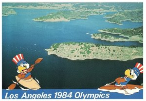 1984 Olympics Los Angeles Sam The Olympic Mascot Eagle Canoeing