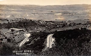 Valley Side - Topanga real photo Topanga California  