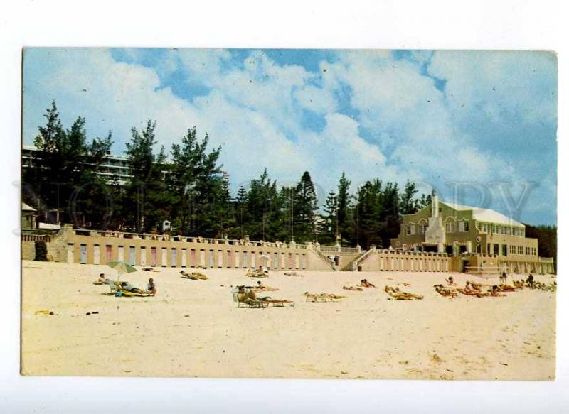 190477 BERMUDA Elbow beach surf Club Vintage photo postcard