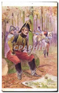 Old Postcard Fantasy Illustrator Vallet Lasalle Army