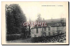 Old Postcard Chateau Courcelles on Viosne