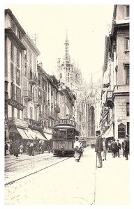 Milano, Corso Vittorio Emanuele , TROLLEY