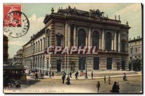 Old Postcard The Theater MONTPELLIER LL