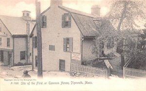 Site of the First in Plymouth, Massachusetts or Common House.