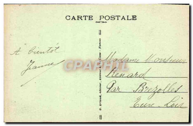 Old Postcard Saint Anne D & # 39Auray La Vallee Tréauray