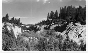 Postcard RPPC Photo California San Juan Hydraulic Mining 1950s 22-13056