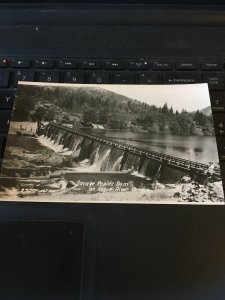 Vintage RPPC Postcard - Savage Rapids Dam, Rogue River Oregon