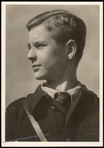 3rd Reich Germany Hitler Youth HJ RPPC Propaganda Card 84739