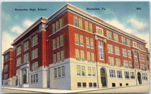 Postcard - Shamokin High School - Shamokin, Pennsylvania