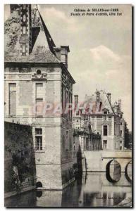 Old Postcard Selles sur Cher Chateau Fosses and door & # 39entree East Coast