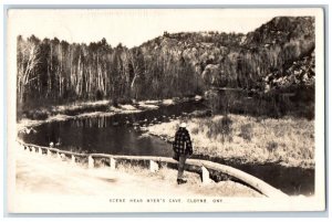 c1910's Scene Near Myer's Cave Cloyne Ontario Canada RPPC Photo Antique Postcard