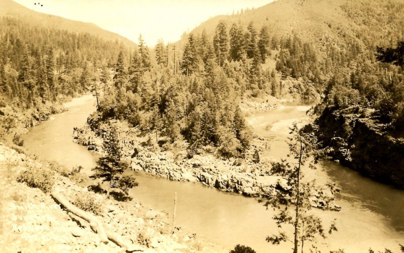 CA - Redwood Highway. Smith River Junction   *RPPC