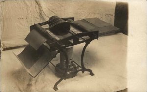 Machinery - Mimeograph?Rossvile Iowa IA Cancel 1911 Real Photo Postcard