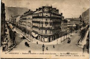 CPA GRENOBLE - Boulevard Gambetta et Avenue Alsace-Lorraine - The (655088)