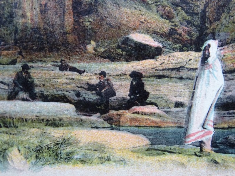 Istanbul Constantinople CONSTANTINE - LE LIT DU RHUMMEL c1905 Postcard by Levy