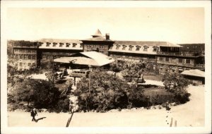 Grand Canyon AZ El Tovar Hotel Used 1937 Real Photo Postcard