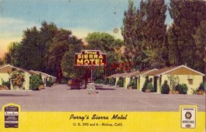 PERRY'S SIERRA MOTEL, BISHOP, CALIF.