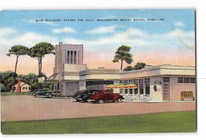 Biloxi Mississippi MS Postcard 1930-1950 Broadwater Beach Main Building