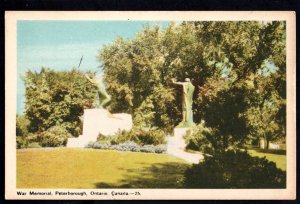 Canada Ontario PETERBOROUGH War Memorial - WB - PECO