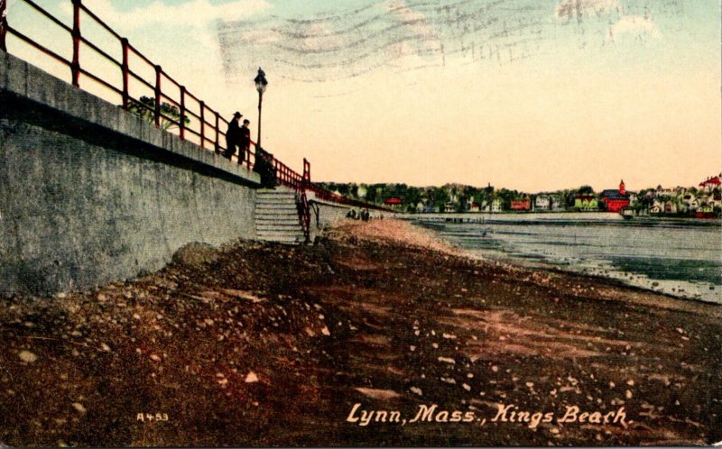 Massachusetts Lynn Scene Along Kings Beach 1911