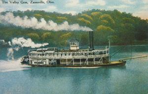 Valley Gem Paddle Wheel Steamer - Muskingum Valley, Zanesville, Ohio