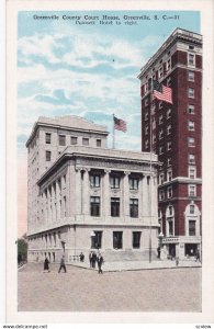 GREENVILLE, South Carolina , 10s-20s; Greenville County Court House