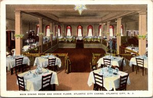 Postcard Dining Room & Dance Floor at Atlantic City Casino New Jersey~139170