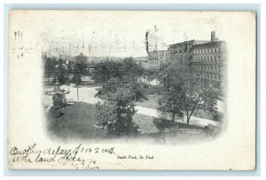 1908 Smith Park St. Paul Minnesota MN Pioneer Press Souvenir Postcard 