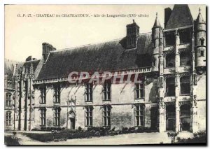 Old Postcard Chateau of Chateaudun Allee Longueville XVI century