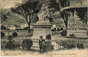 CPA MILLAU - Monument education morale place de la fraternite (148012)