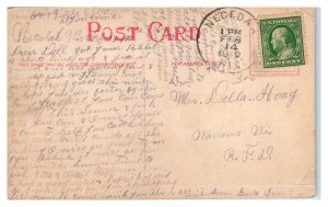 1910 Main Street, Necedah, WI Postcard *6A9 