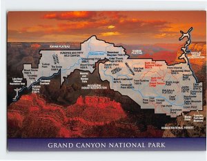 Postcard Grand Canyon National Park, Arizona, USA