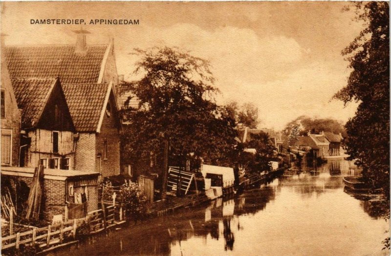 CPA AK APPINGEDAM Damsterdiep NETHERLANDS (705967)