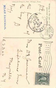 City Hall Billings Montana 1907 postcard